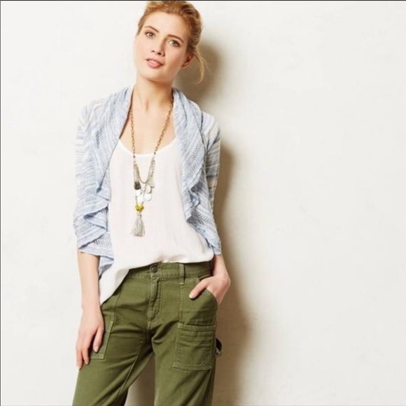 Anthropologie Drapey Open Cardigan - Picture 2 of 11